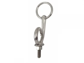 Gancho sillin con anilla inox.