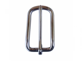 Hebilla tiro larga inox.