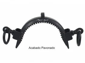 Muserola inoxidable pilares cortos